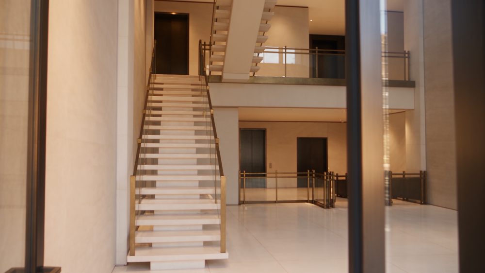 Limestone + brass: the material you chose