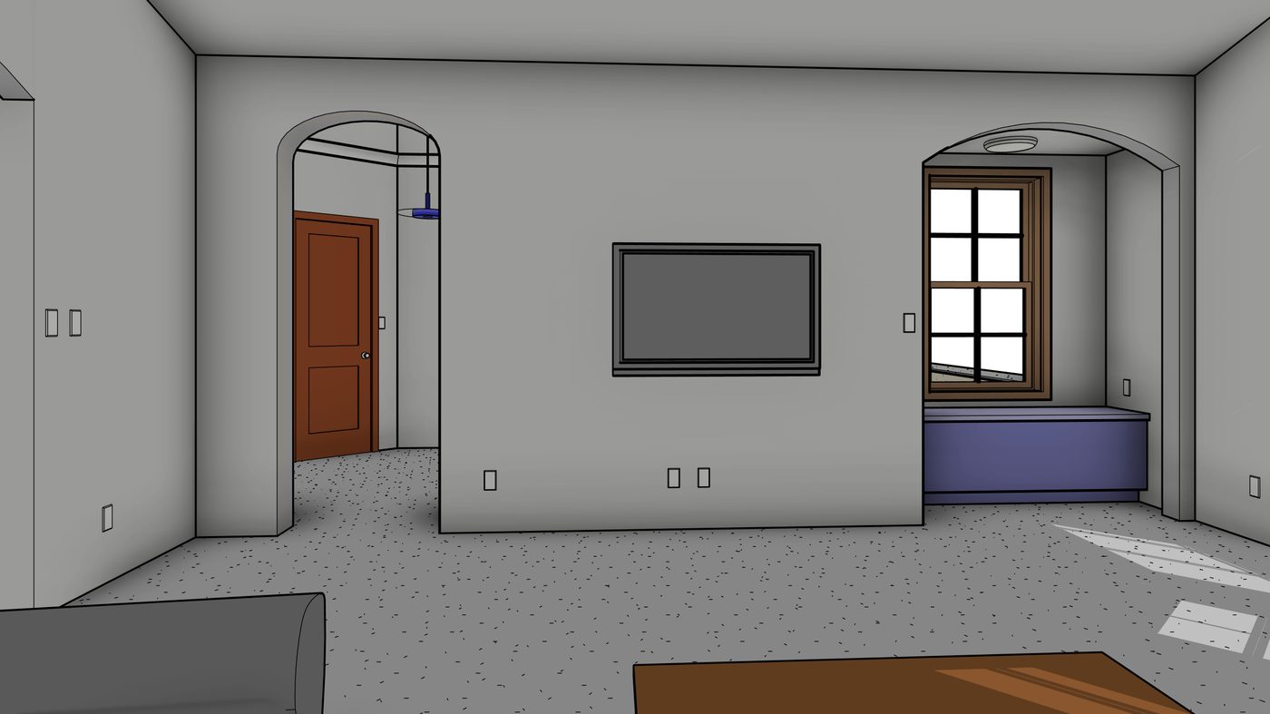 Camera - Interior - Great Room - Looking at TV Wall (All)